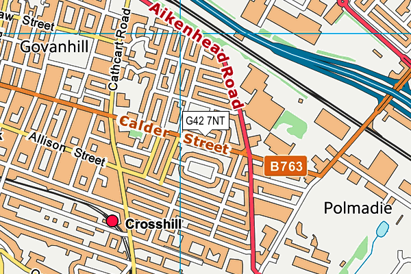G42 7NT map - OS VectorMap District (Ordnance Survey) G42 7NT map - OS VectorMap District (Ordnance Survey)