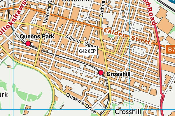 G42 8EP map - OS VectorMap District (Ordnance Survey) G42 8EP map - OS VectorMap District (Ordnance Survey)