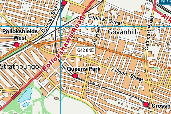 G42 8NE map - OS VectorMap District (Ordnance Survey) G42 8NE map - OS VectorMap District (Ordnance Survey)