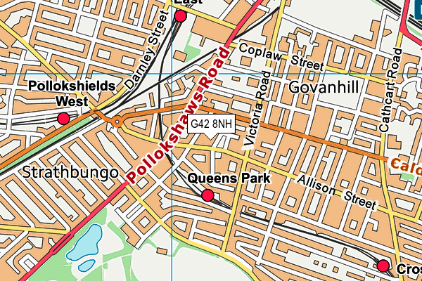 G42 8NH map - OS VectorMap District (Ordnance Survey) G42 8NH map - OS VectorMap District (Ordnance Survey)