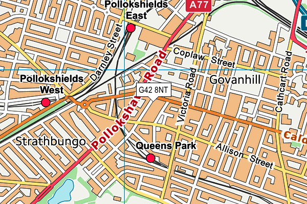 G42 8NT map - OS VectorMap District (Ordnance Survey) G42 8NT map - OS VectorMap District (Ordnance Survey)