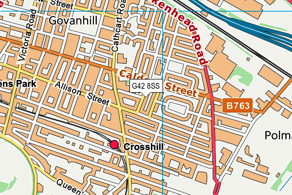 G42 8SS map - OS VectorMap District (Ordnance Survey) G42 8SS map - OS VectorMap District (Ordnance Survey)
