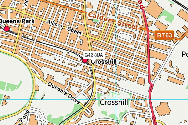 G42 8UA map - OS VectorMap District (Ordnance Survey) G42 8UA map - OS VectorMap District (Ordnance Survey)