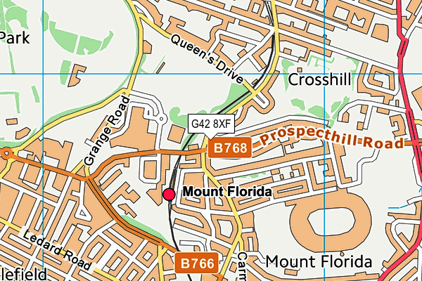 G42 8XF map - OS VectorMap District (Ordnance Survey) G42 8XF map - OS VectorMap District (Ordnance Survey)