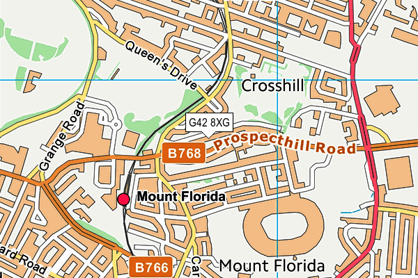 G42 8XG map - OS VectorMap District (Ordnance Survey) G42 8XG map - OS VectorMap District (Ordnance Survey)