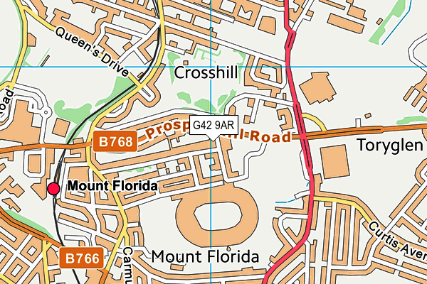 G42 9AR map - OS VectorMap District (Ordnance Survey) G42 9AR map - OS VectorMap District (Ordnance Survey)