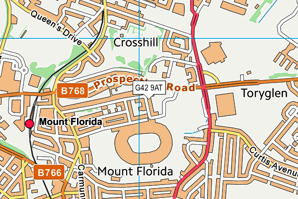 G42 9AT map - OS VectorMap District (Ordnance Survey) G42 9AT map - OS VectorMap District (Ordnance Survey)
