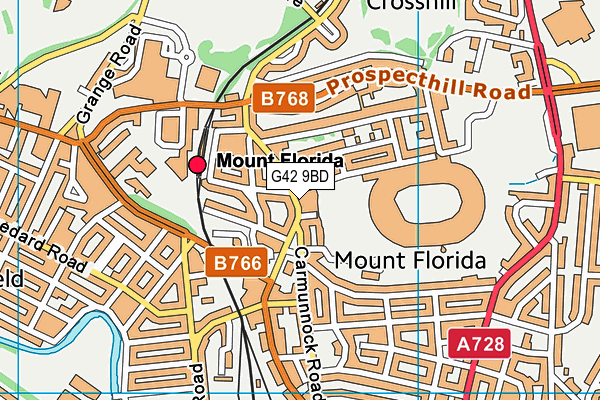 G42 9BD map - OS VectorMap District (Ordnance Survey) G42 9BD map - OS VectorMap District (Ordnance Survey)