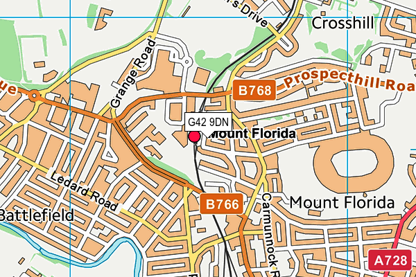 G42 9DN map - OS VectorMap District (Ordnance Survey) G42 9DN map - OS VectorMap District (Ordnance Survey)