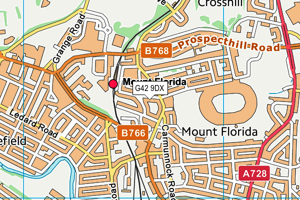 G42 9DX map - OS VectorMap District (Ordnance Survey) G42 9DX map - OS VectorMap District (Ordnance Survey)