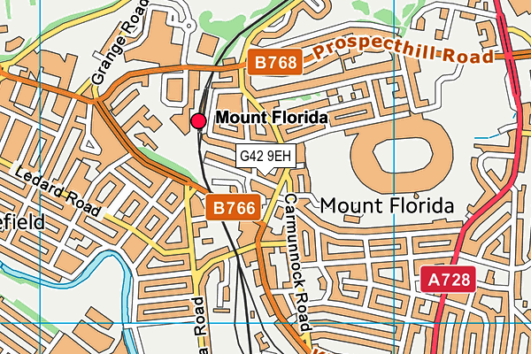 G42 9EH map - OS VectorMap District (Ordnance Survey) G42 9EH map - OS VectorMap District (Ordnance Survey)