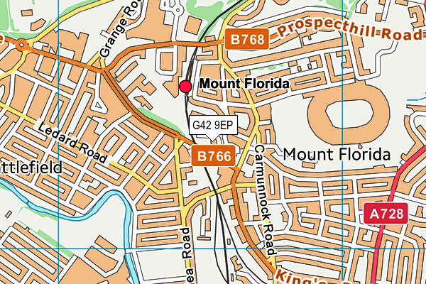 G42 9EP map - OS VectorMap District (Ordnance Survey) G42 9EP map - OS VectorMap District (Ordnance Survey)