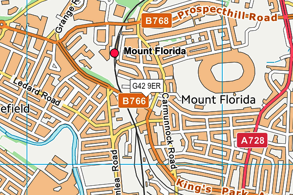 G42 9ER map - OS VectorMap District (Ordnance Survey) G42 9ER map - OS VectorMap District (Ordnance Survey)