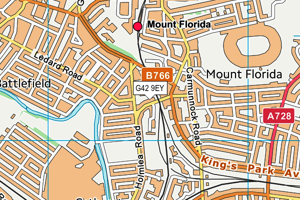 G42 9EY map - OS VectorMap District (Ordnance Survey) G42 9EY map - OS VectorMap District (Ordnance Survey)
