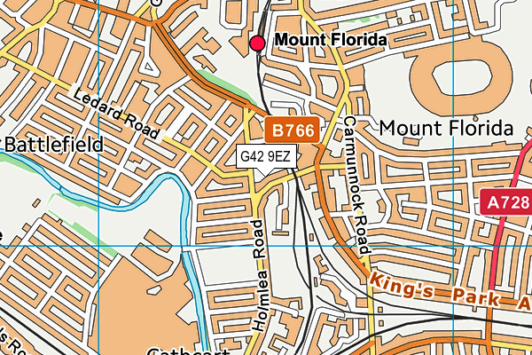 G42 9EZ map - OS VectorMap District (Ordnance Survey) G42 9EZ map - OS VectorMap District (Ordnance Survey)