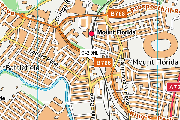 G42 9HL map - OS VectorMap District (Ordnance Survey) G42 9HL map - OS VectorMap District (Ordnance Survey)