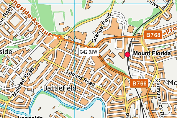 G42 9JW map - OS VectorMap District (Ordnance Survey) G42 9JW map - OS VectorMap District (Ordnance Survey)
