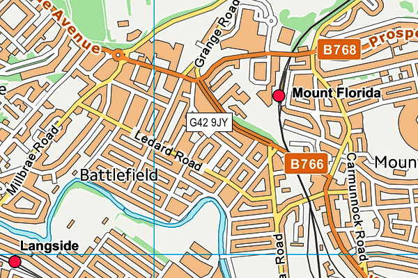 G42 9JY map - OS VectorMap District (Ordnance Survey) G42 9JY map - OS VectorMap District (Ordnance Survey)