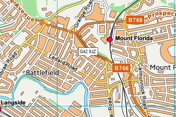 G42 9JZ map - OS VectorMap District (Ordnance Survey) G42 9JZ map - OS VectorMap District (Ordnance Survey)