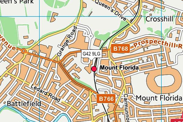 G42 9LG map - OS VectorMap District (Ordnance Survey) G42 9LG map - OS VectorMap District (Ordnance Survey)