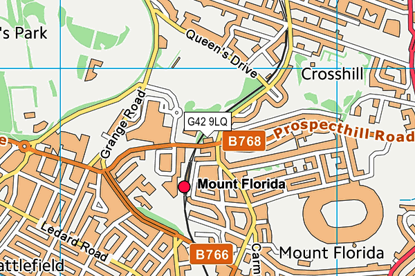 G42 9LQ map - OS VectorMap District (Ordnance Survey) G42 9LQ map - OS VectorMap District (Ordnance Survey)