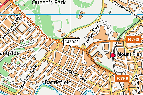 G42 9QF map - OS VectorMap District (Ordnance Survey) G42 9QF map - OS VectorMap District (Ordnance Survey)