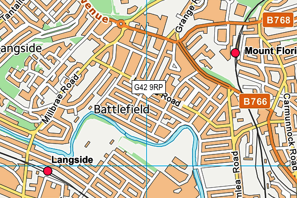 G42 9RP map - OS VectorMap District (Ordnance Survey) G42 9RP map - OS VectorMap District (Ordnance Survey)