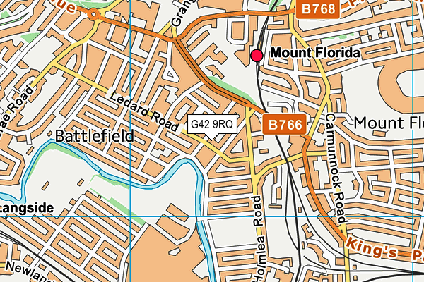 G42 9RQ map - OS VectorMap District (Ordnance Survey) G42 9RQ map - OS VectorMap District (Ordnance Survey)