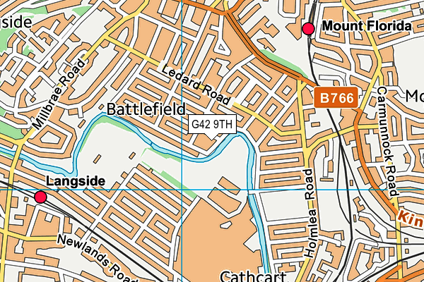 G42 9TH map - OS VectorMap District (Ordnance Survey) G42 9TH map - OS VectorMap District (Ordnance Survey)