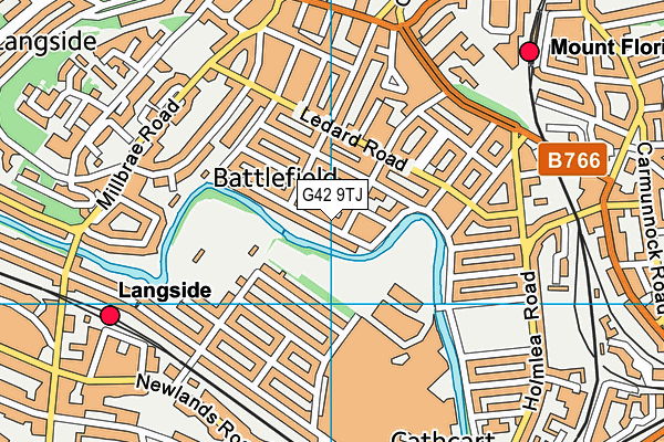 G42 9TJ map - OS VectorMap District (Ordnance Survey) G42 9TJ map - OS VectorMap District (Ordnance Survey)