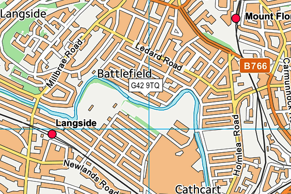 G42 9TQ map - OS VectorMap District (Ordnance Survey) G42 9TQ map - OS VectorMap District (Ordnance Survey)