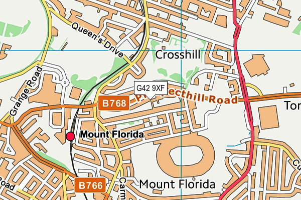 G42 9XF map - OS VectorMap District (Ordnance Survey) G42 9XF map - OS VectorMap District (Ordnance Survey)