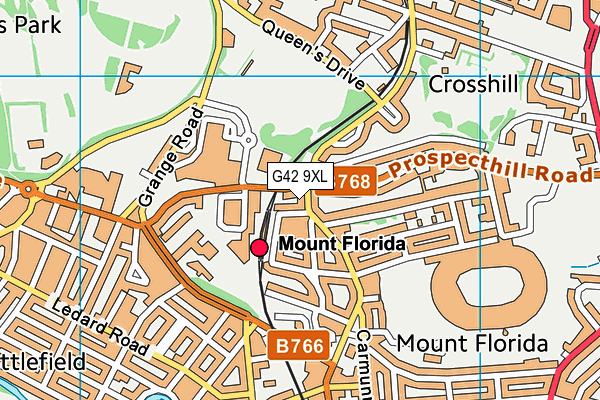 G42 9XL map - OS VectorMap District (Ordnance Survey) G42 9XL map - OS VectorMap District (Ordnance Survey)