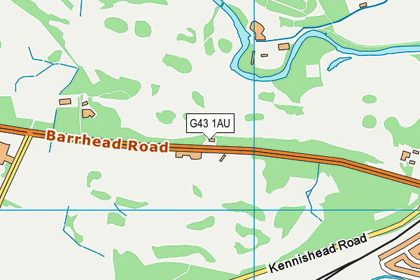G43 1AU map - OS VectorMap District (Ordnance Survey) G43 1AU map - OS VectorMap District (Ordnance Survey)