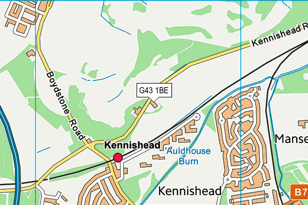 G43 1BE map - OS VectorMap District (Ordnance Survey) G43 1BE map - OS VectorMap District (Ordnance Survey)