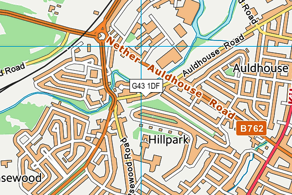 G43 1DF map - OS VectorMap District (Ordnance Survey) G43 1DF map - OS VectorMap District (Ordnance Survey)