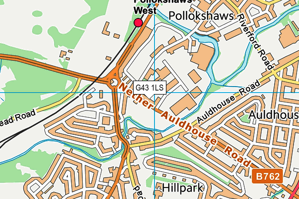 G43 1LS map - OS VectorMap District (Ordnance Survey) G43 1LS map - OS VectorMap District (Ordnance Survey)