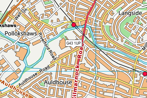 G43 1UP map - OS VectorMap District (Ordnance Survey) G43 1UP map - OS VectorMap District (Ordnance Survey)