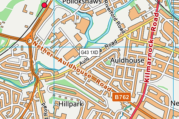 G43 1XD map - OS VectorMap District (Ordnance Survey) G43 1XD map - OS VectorMap District (Ordnance Survey)