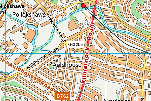 G43 2DE map - OS VectorMap District (Ordnance Survey) G43 2DE map - OS VectorMap District (Ordnance Survey)