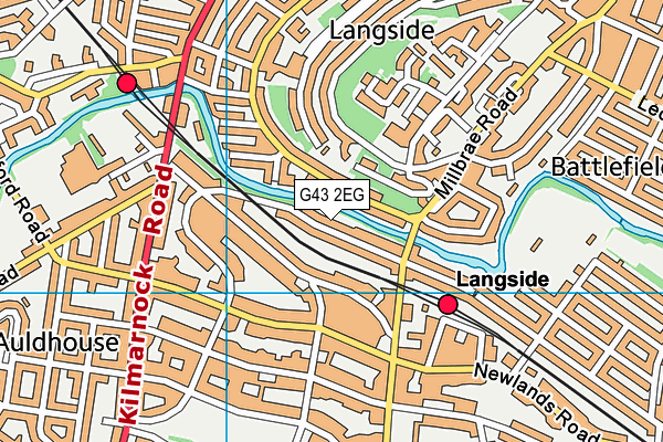G43 2EG map - OS VectorMap District (Ordnance Survey) G43 2EG map - OS VectorMap District (Ordnance Survey)