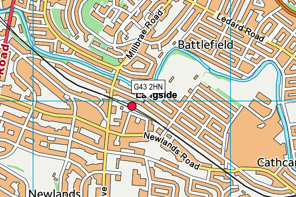 G43 2HN map - OS VectorMap District (Ordnance Survey) G43 2HN map - OS VectorMap District (Ordnance Survey)
