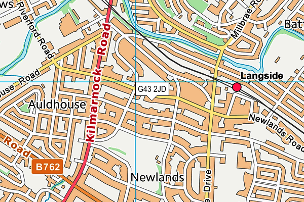 G43 2JD map - OS VectorMap District (Ordnance Survey) G43 2JD map - OS VectorMap District (Ordnance Survey)
