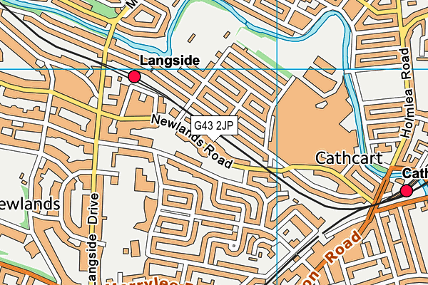 G43 2JP map - OS VectorMap District (Ordnance Survey) G43 2JP map - OS VectorMap District (Ordnance Survey)