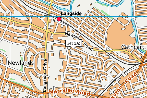 G43 2JZ map - OS VectorMap District (Ordnance Survey) G43 2JZ map - OS VectorMap District (Ordnance Survey)