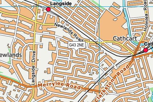 G43 2NE map - OS VectorMap District (Ordnance Survey) G43 2NE map - OS VectorMap District (Ordnance Survey)
