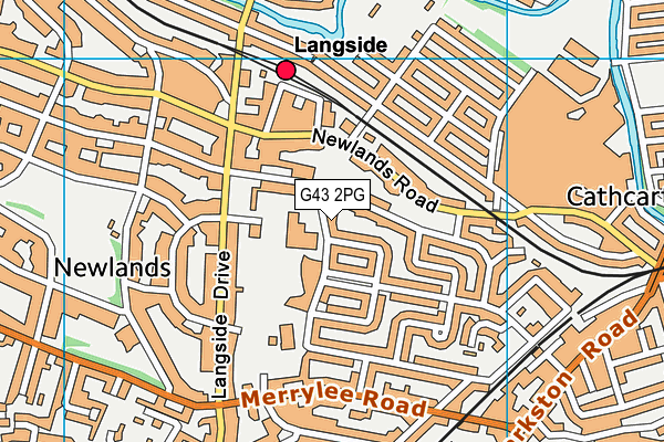 G43 2PG map - OS VectorMap District (Ordnance Survey)