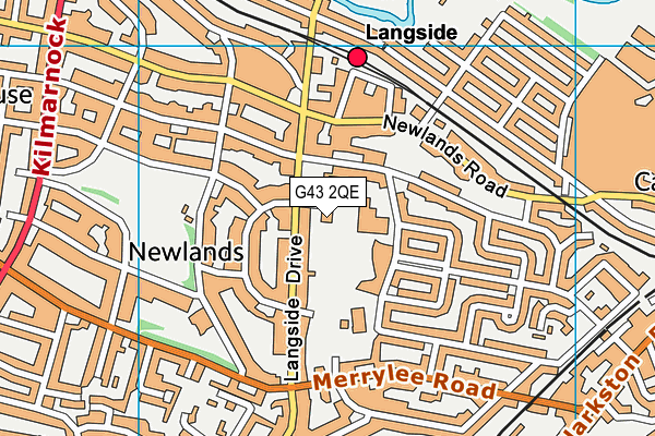 G43 2QE map - OS VectorMap District (Ordnance Survey) G43 2QE map - OS VectorMap District (Ordnance Survey)
