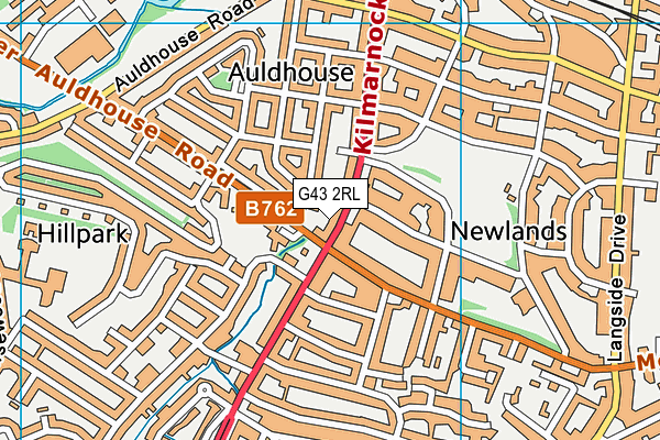 G43 2RL map - OS VectorMap District (Ordnance Survey) G43 2RL map - OS VectorMap District (Ordnance Survey)