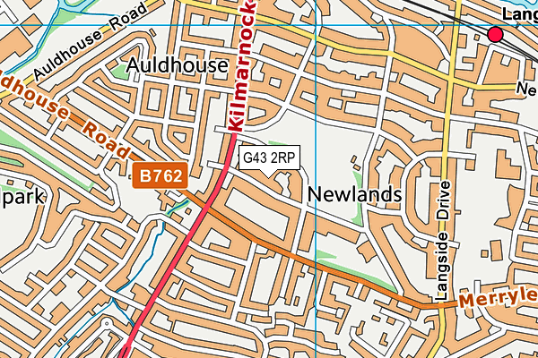 G43 2RP map - OS VectorMap District (Ordnance Survey) G43 2RP map - OS VectorMap District (Ordnance Survey)